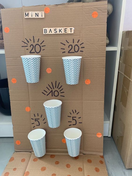 Mini jeu de basket création de jeux de société / visiondeco